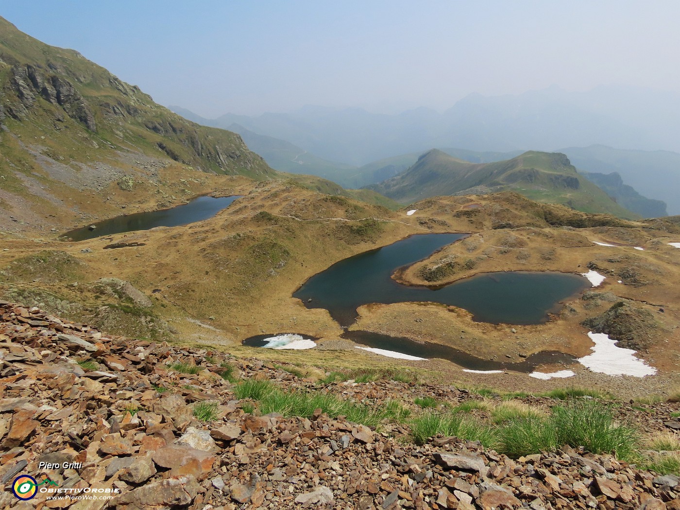61 Laghi di Ponteranica dal sentiero per la Bocchetta Triomen.JPG